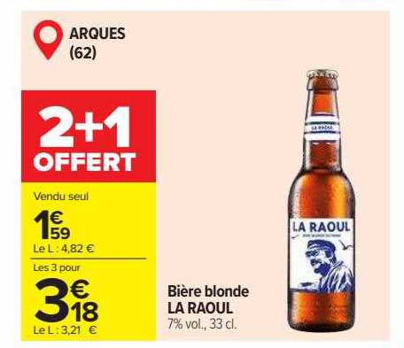 bière blonde la raoul