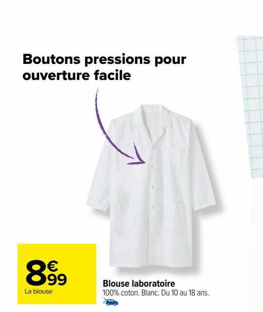 Blouse Laboratoire