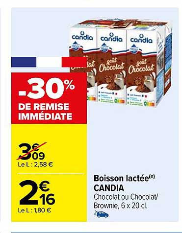 boisson lactée candia