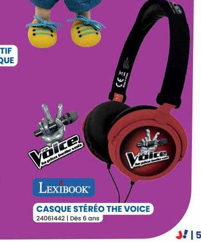 casque stéréo the voice lexibook