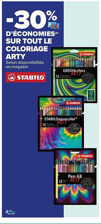 Coloriage Arty Stabilo