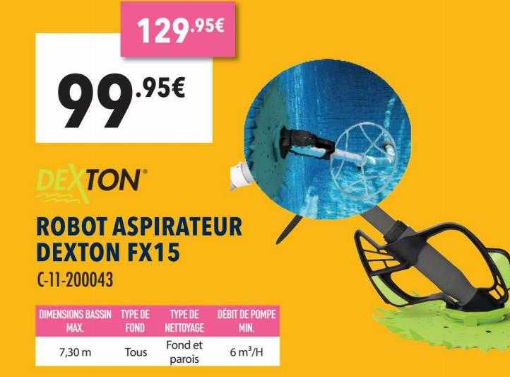 dexton robot aspirateur fx15