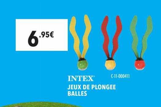 intex jeux de plongée balles