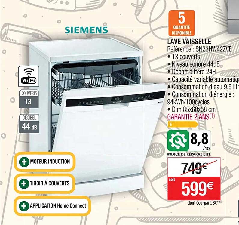 lave vaisselle siemens