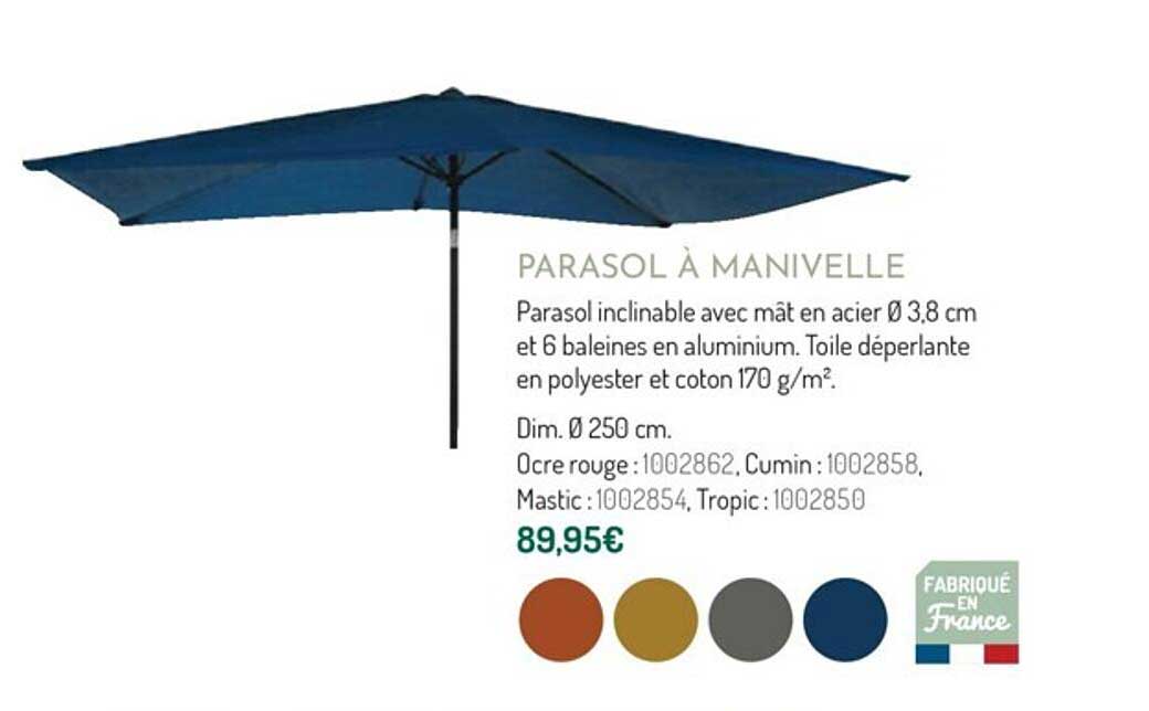 Parasol à Manivelle