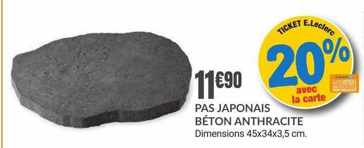 pas japonais béton anthracite