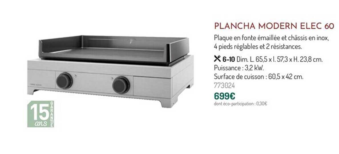 plancha modern elec 60