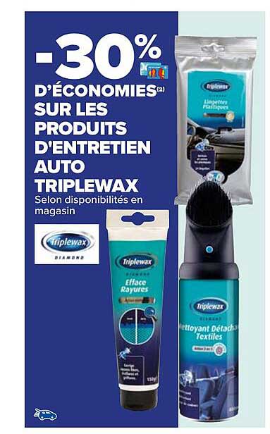 produits d'entretien auto triplewax