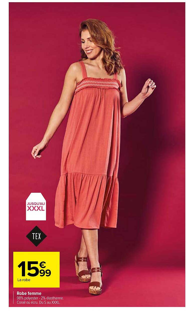 Robe Femme Tex