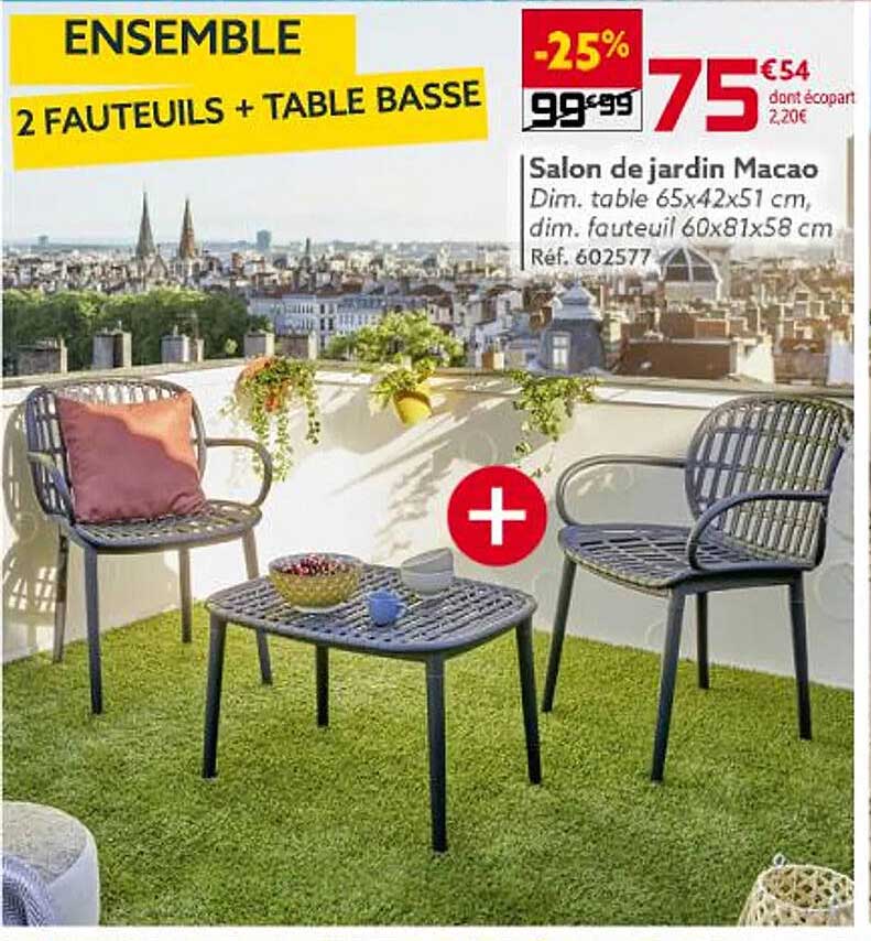 Salon De Jardin Macao