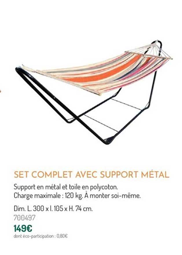 Set Complet Avec Support Métal