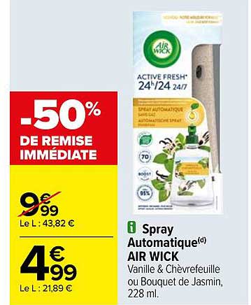 spray automatique air wick