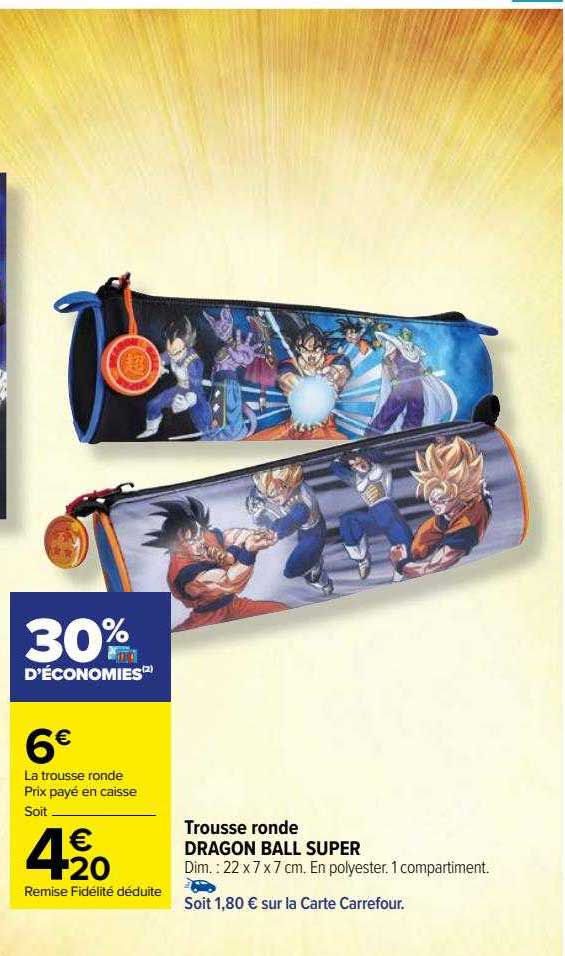 Trousse Ronde Dragon Ball Super