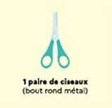 1 paire de ciseaux