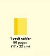 1 petit cahier