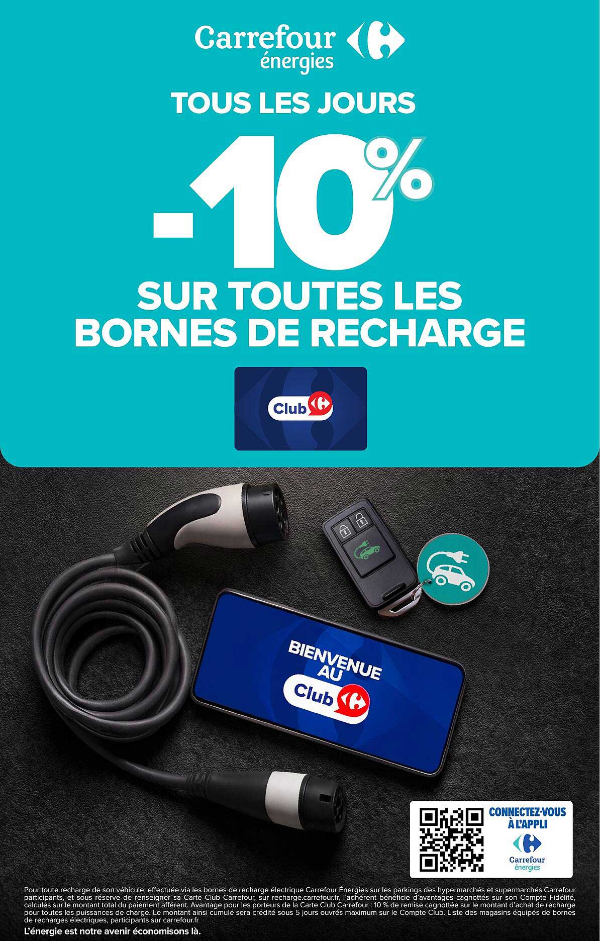 10% SUR TOUTES LES BORNES DE RECHARGE
