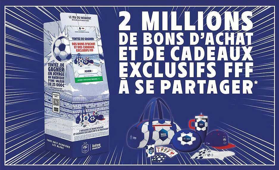 2 MILLIONS DE BONS D’ACHAT ET DE CADEAUX EXCLUSIFS FFF À SE PARTAGER