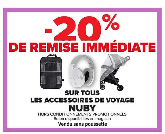 20% DE REMISE IMMÉDIATE