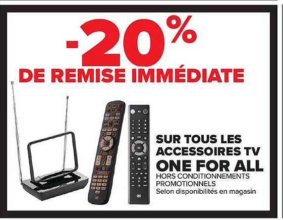 20% DE REMISE IMMÉDIATE