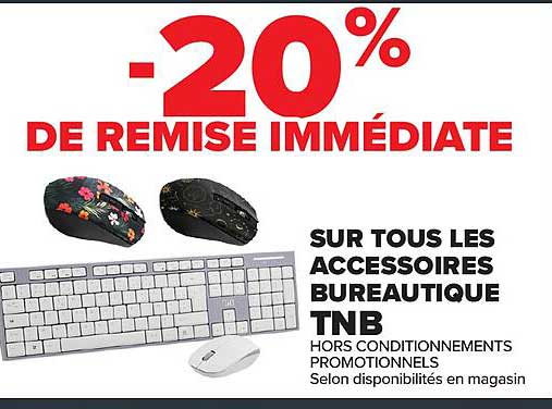 20% DE REMISE IMMÉDIATE