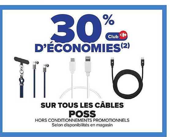 30% D'ÉCONOMIES