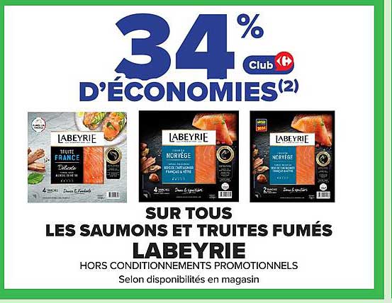 34% D'ÉCONOMIES