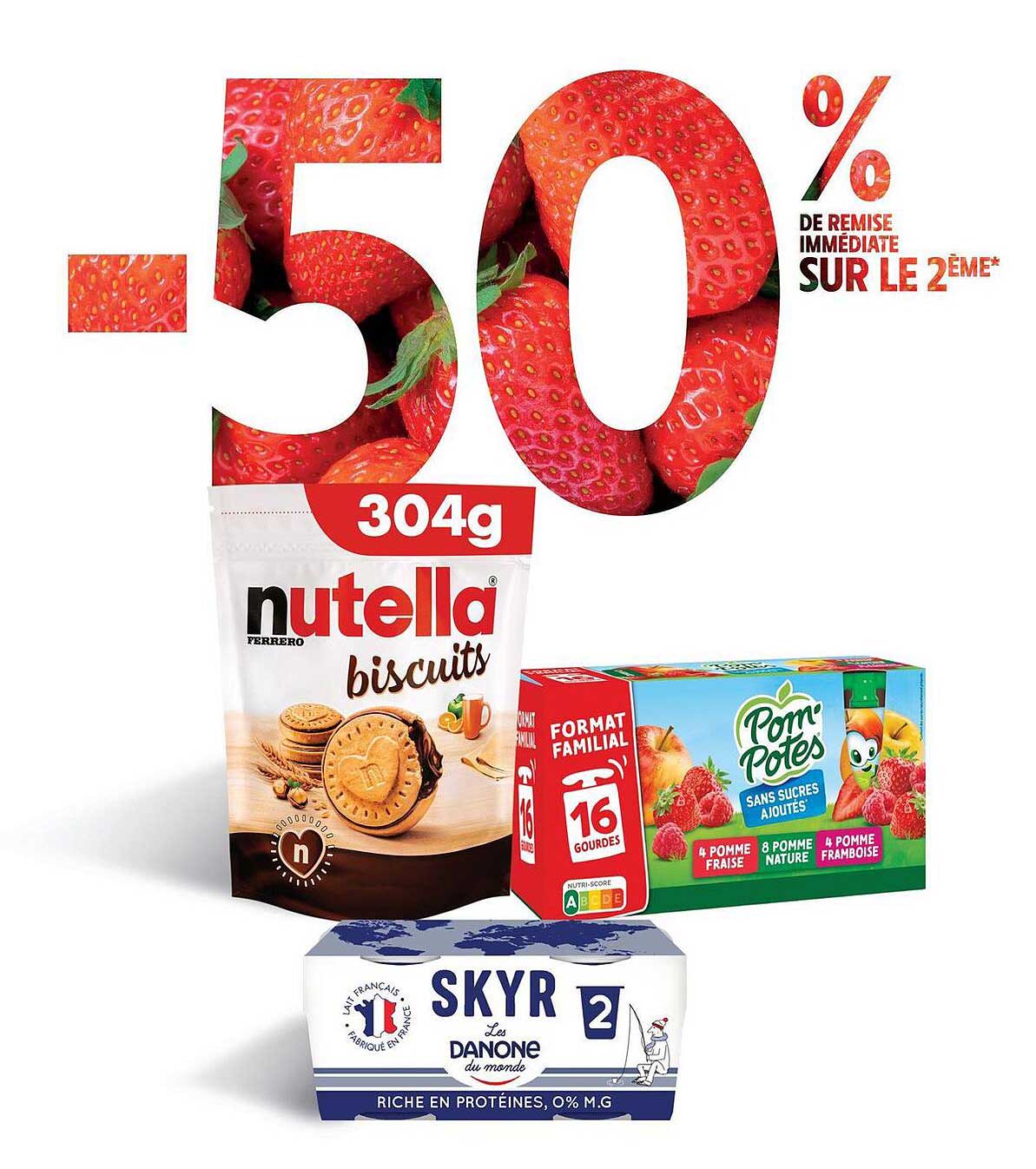 50% sur le 2ème