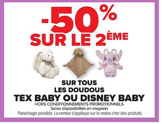 50% SUR LE 2ÈME