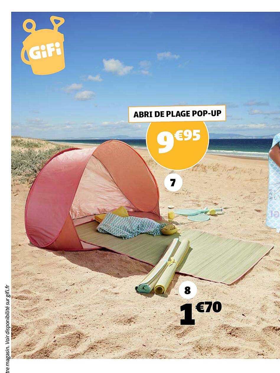 ABRI DE PLAGE POP-UP