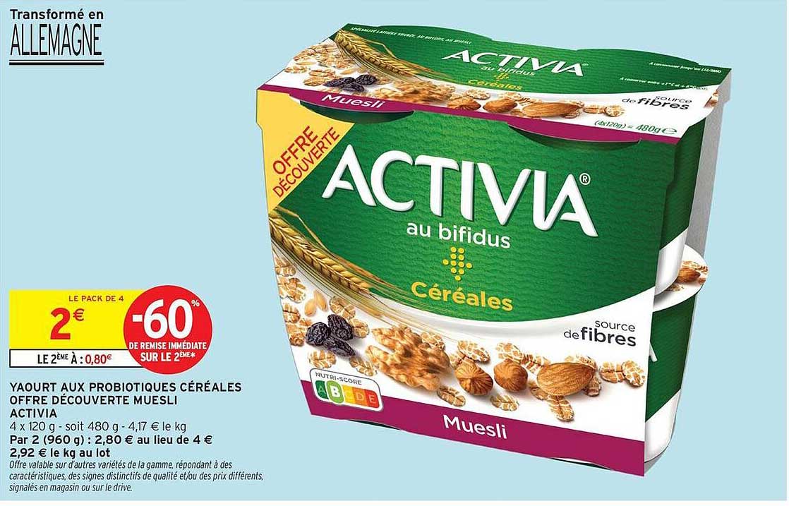 ACTIVIA Muesli