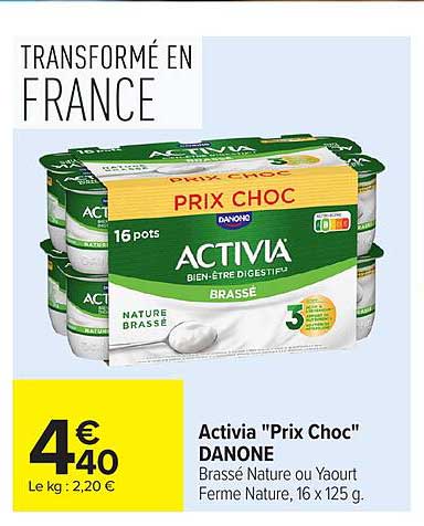 Activia "Prix Choc" DANONE