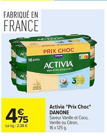 Activia "Prix Choc