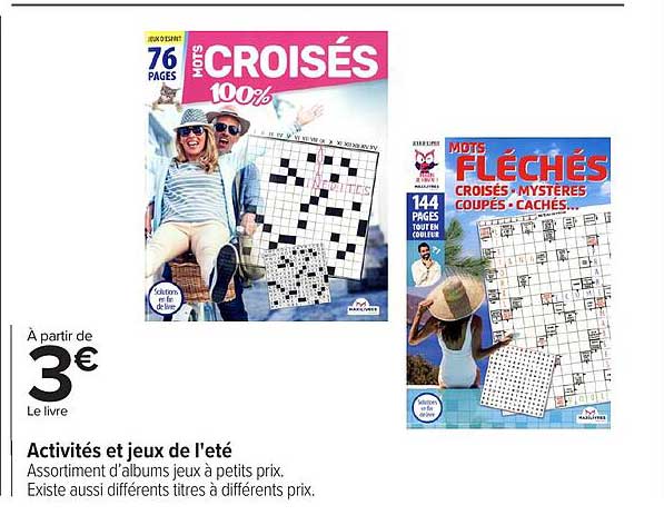 Activités et jeux de l'été