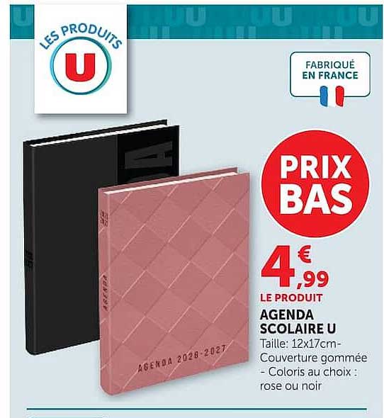 Agenda scolaire U