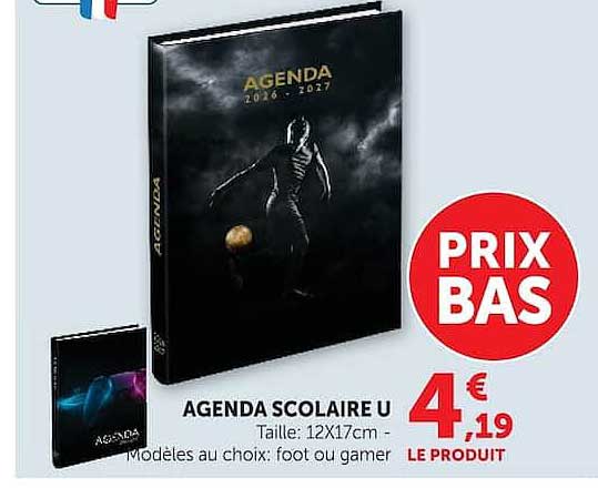 AGENDA SCOLAIRE U