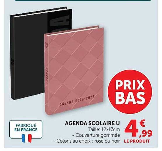 AGENDA SCOLAIRE U