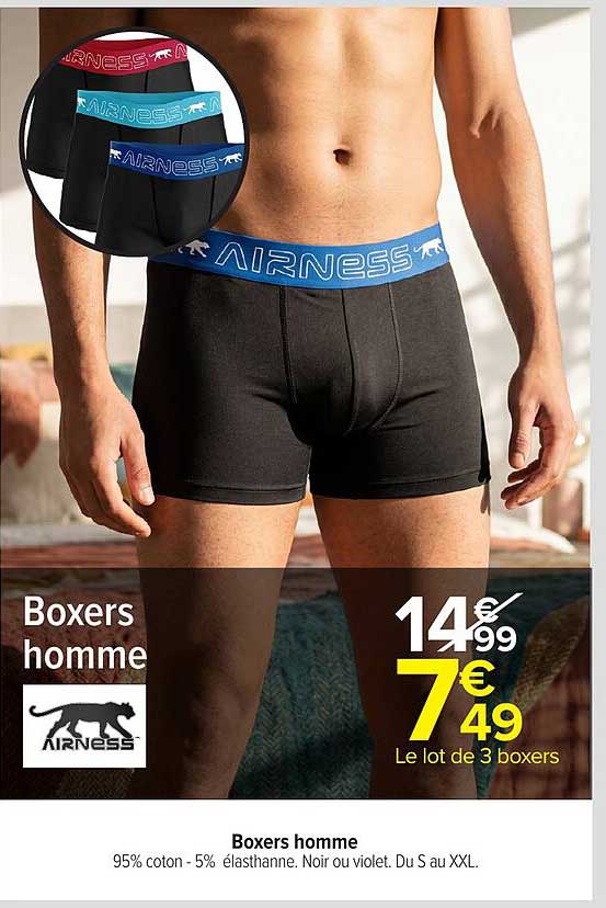 AIRNESS Boxers homme