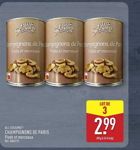 ALL SEASONS CHAMPIGNONS DE PARIS