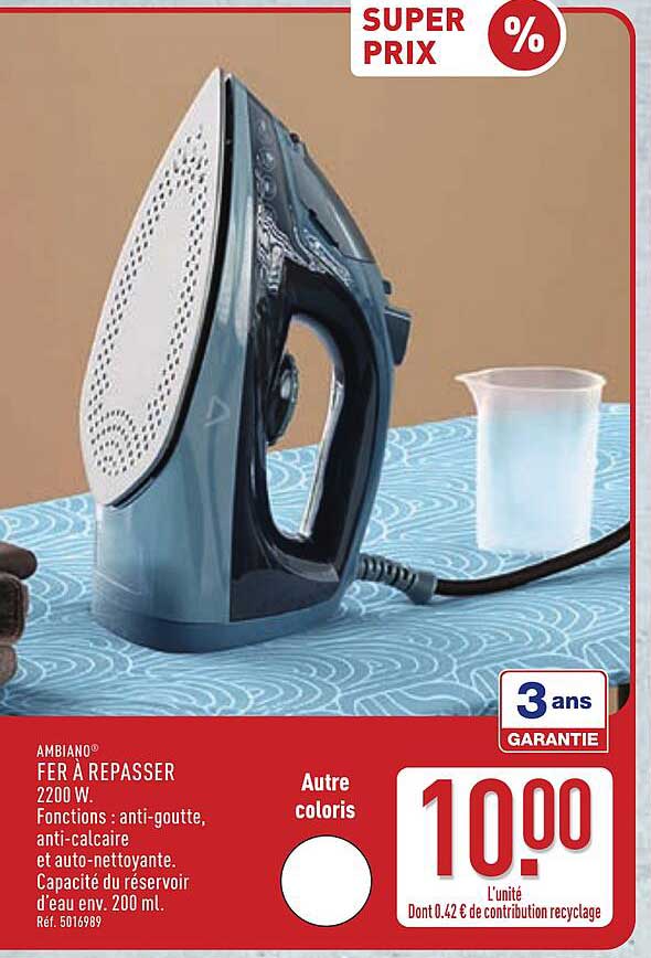 Ambiano Fer à repasser