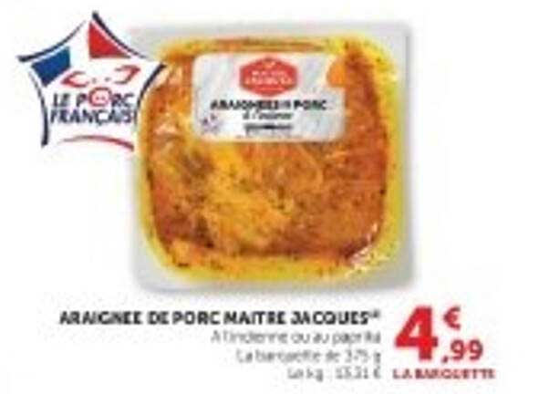 Arancine de porc maître jacques