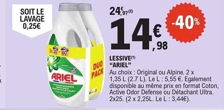 ARIEL LESSIVE