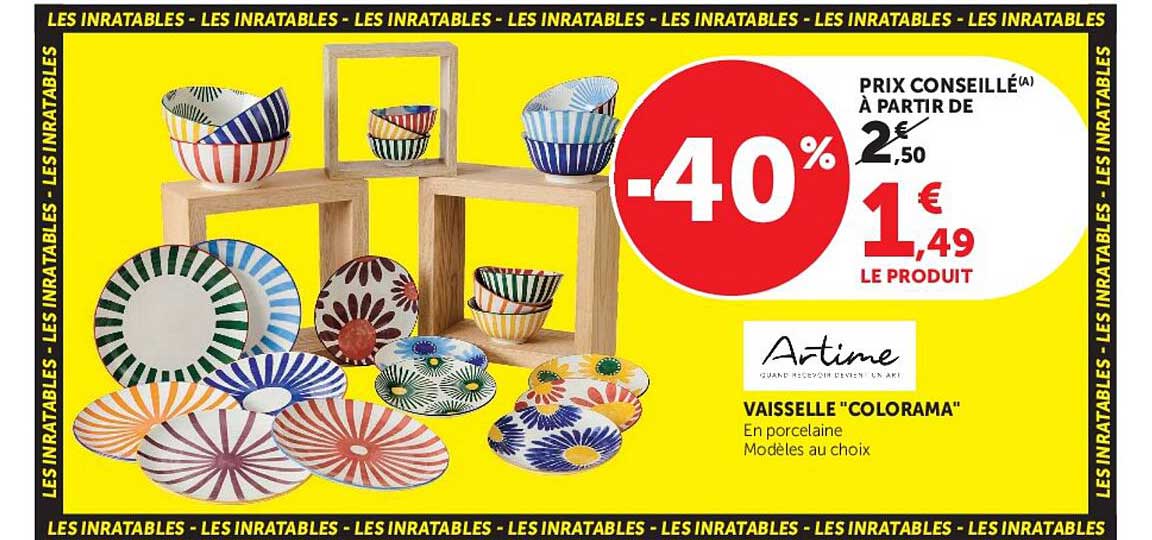 Artime Vaisselle "COLORAMA