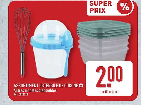 ASSORTIMENT USTENSILE DE CUISINE