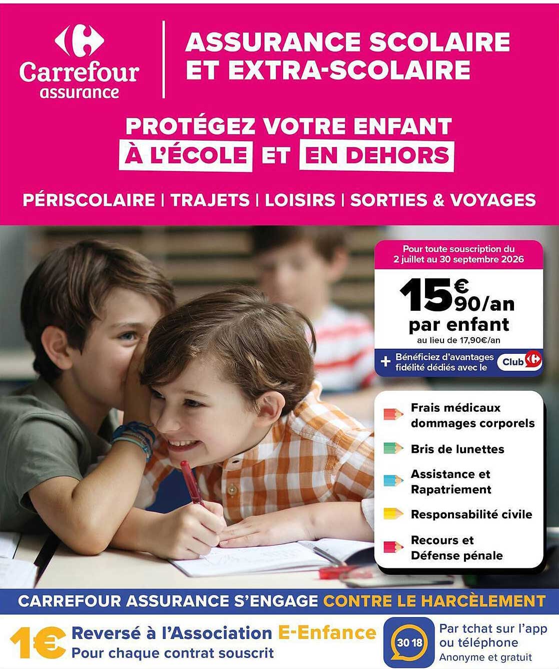ASSURANCE SCOLAIRE ET EXTRA-SCOLAIRE