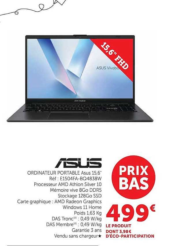 ASUS Ordinateur portable