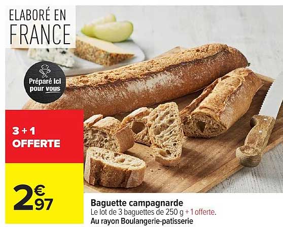 Baguette campagnarde