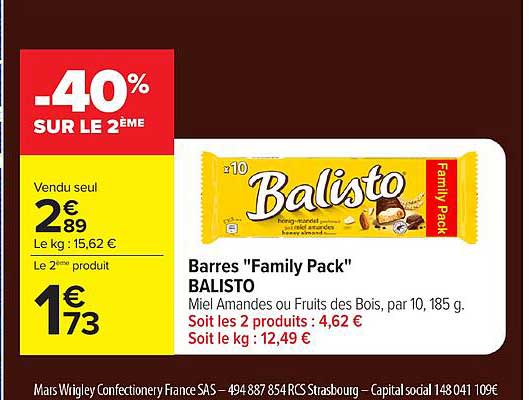 Balisto Barres "Family Pack