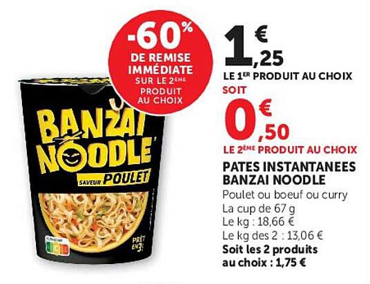 Banzai Noodle Poulet
