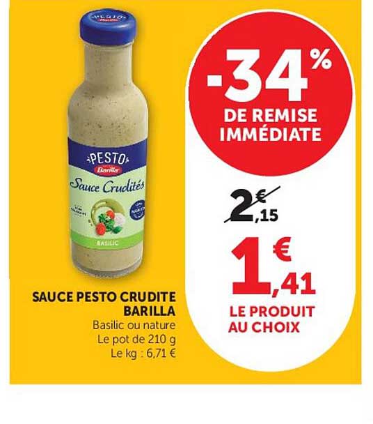 Barilla Sauce Crudités
