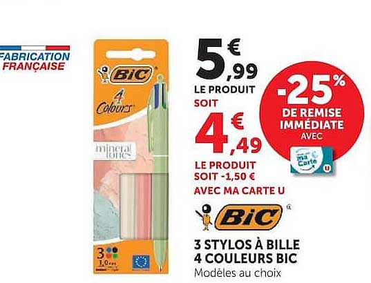 BIC 4 Couleurs BIC